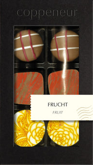 6er Sélection Frucht, 6 Pralinés von Coppeneur