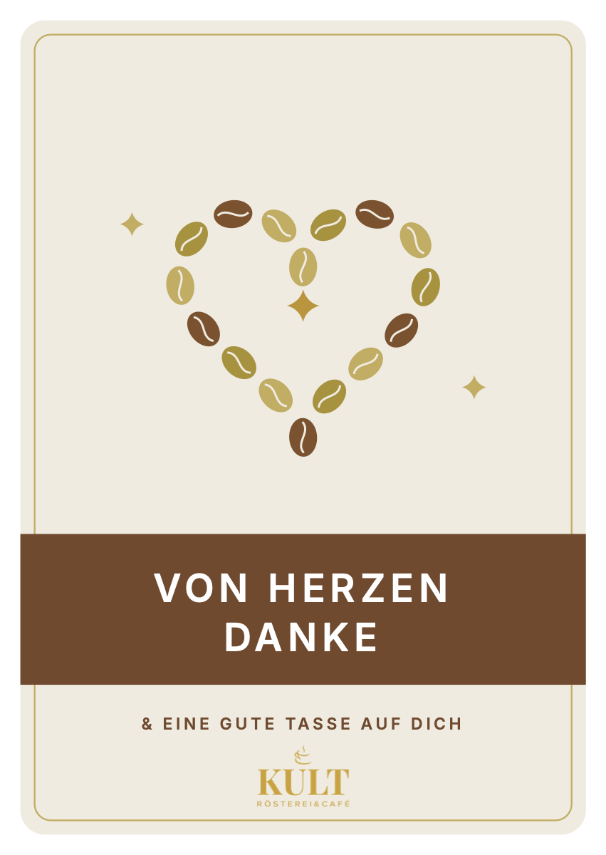Grußkarte A6 – dankeschoen