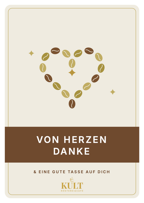 Grußkarte A6 – dankeschoen